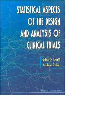 cover image of Statistical Aspects of the Design and Analysis of Clinical Trials